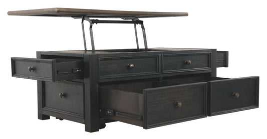 Tyler Creek - Lift Top Cocktail Table - Grayish Brown / Black Cocktail Tables by Signature Design by Ashley® - Walls Furniture & Mattress