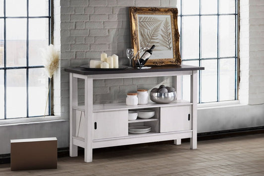 Maisie - Server - White Servers by New Classic - Walls Furniture & Mattress