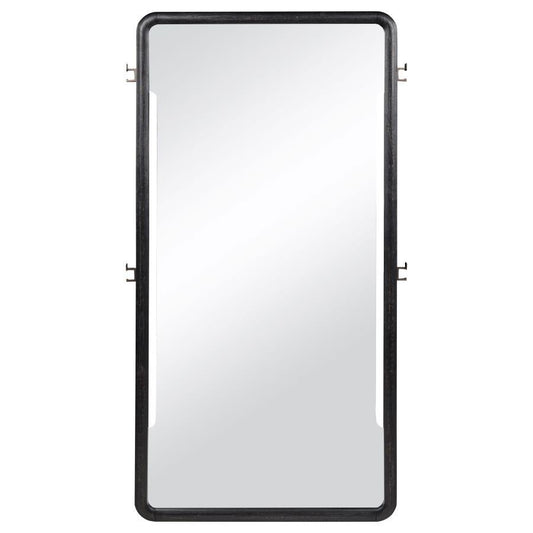 Leandro - 76" Full Length Floor Mirror - Burnished Black Floor Mirrors by Coaster Fine Furniture - Walls Furniture & Mattress
