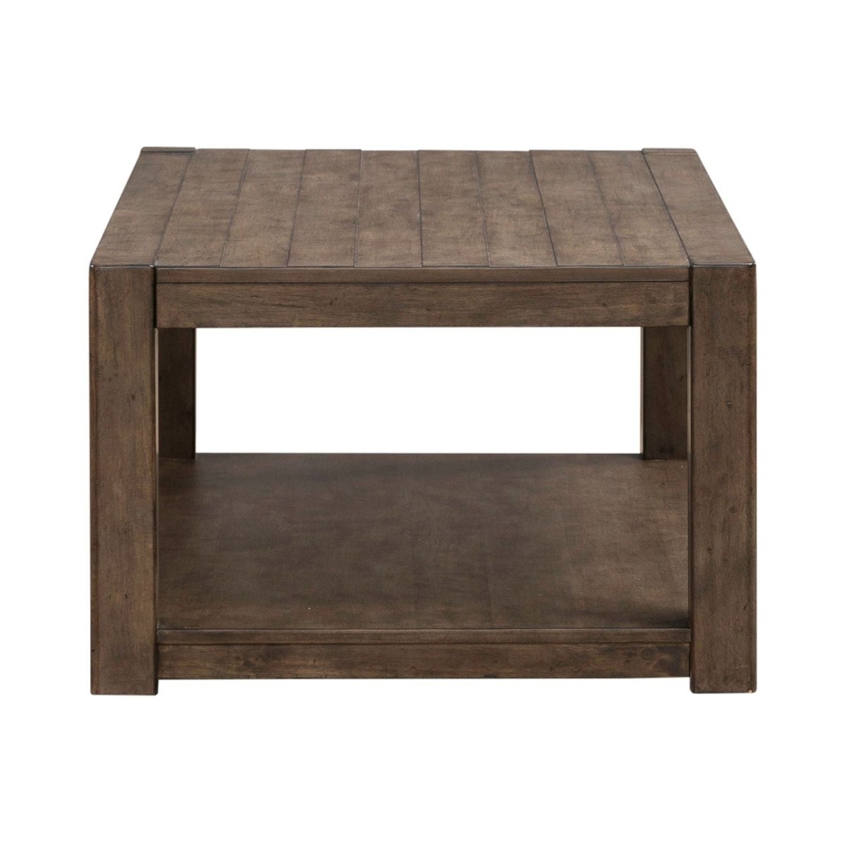 Broadmore - Rectangular Cocktail Table - Brown Cocktail Tables by Liberty Furniture - Walls Furniture & Mattress