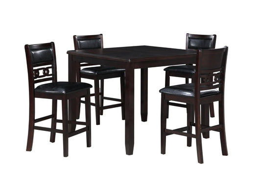 Gia - Square Counter Table Set 5 Piece Dining Room Sets by New Classic - Walls Furniture & Mattress