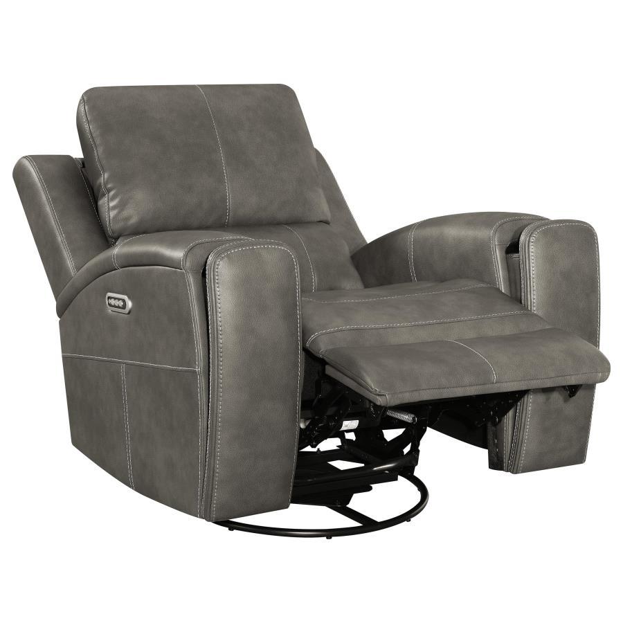 Brickston - Triple Power Swivel Glider Recliner Swivel Glider Chairs by Coaster Fine Furniture - Walls Furniture & Mattress