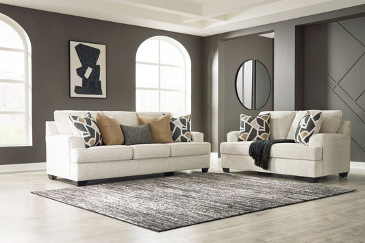 Heartcort - Living Room Set Stationary Chair & Ottoman by Benchcraft® - Walls Furniture & Mattress