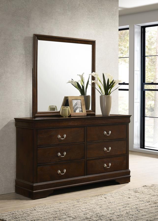Louis Philippe - Six - Drawer Dresser Dressers by CoasterEveryday - Walls Furniture & Mattress