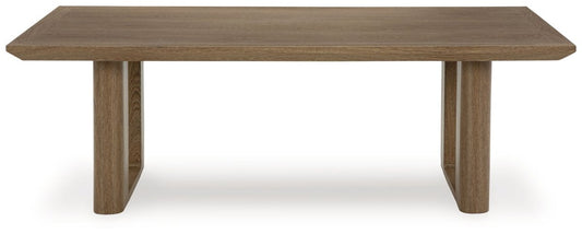 Serene Bay - Rectangular Cocktail Table - Dark Brown Coffee Tables by Signature Design by Ashley® - Walls Furniture & Mattress