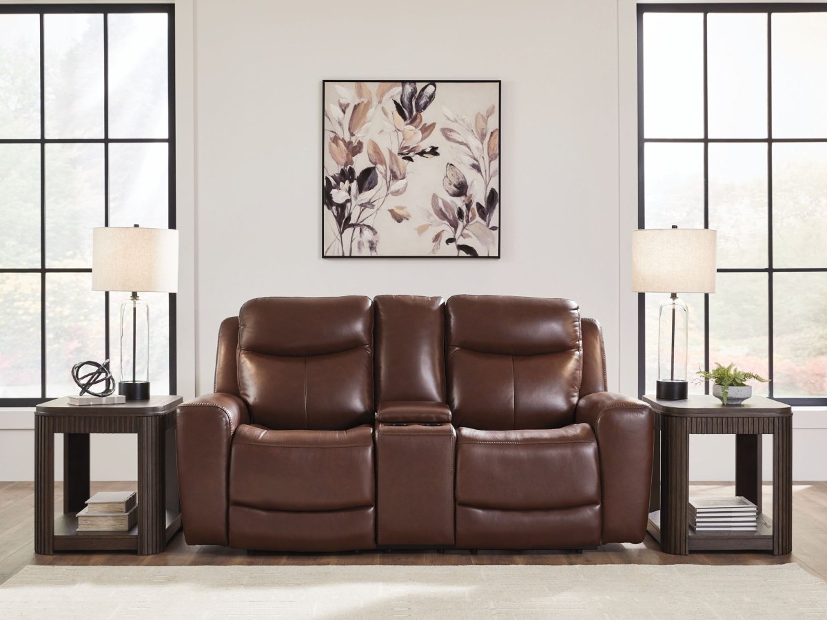 Next Move - Power Reclining Loveseat With Console / Adjustable Headrest Reclining Loveseats by Signature Design by Ashley® - Walls Furniture & Mattress