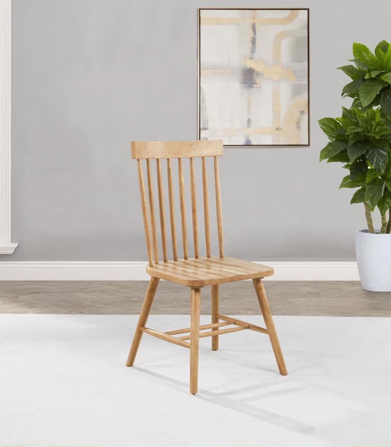 Andrews - Windsor Spindle Back Dining Side Chair (Set of 2) Chair Sets by Coaster Fine Furniture - Walls Furniture & Mattress