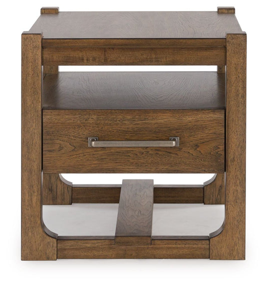 Cabalynn - Square End Table - Light Brown End Tables by Signature Design by Ashley® - Walls Furniture & Mattress