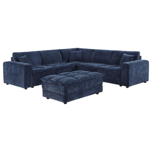 Atlantic - Upholstered Modular Sectional Sofa With Ottoman 2 Piece Living Room Sets by Coaster Fine Furniture - Walls Furniture & Mattress