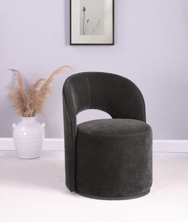 Harjo - Velvet Upholstered Swivel Accent Chair Swivel Chairs by Coaster Fine Furniture - Walls Furniture & Mattress