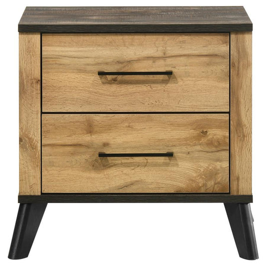 Kaywood - 2 - Drawer Nightstand Bedside Table - Natural Pine Accent Nightstands by Coaster Fine Furniture - Walls Furniture & Mattress