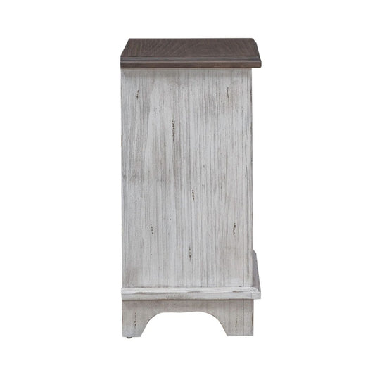 River Place - Left Pier Base - White Piers by Liberty Furniture - Walls Furniture & Mattress