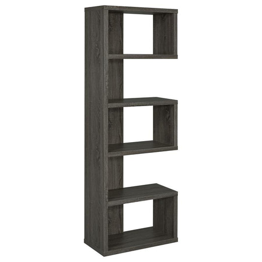 Joey - 5 - tier Alternating Boxes Design Bookcase Standard Bookcases by CoasterEveryday - Walls Furniture & Mattress