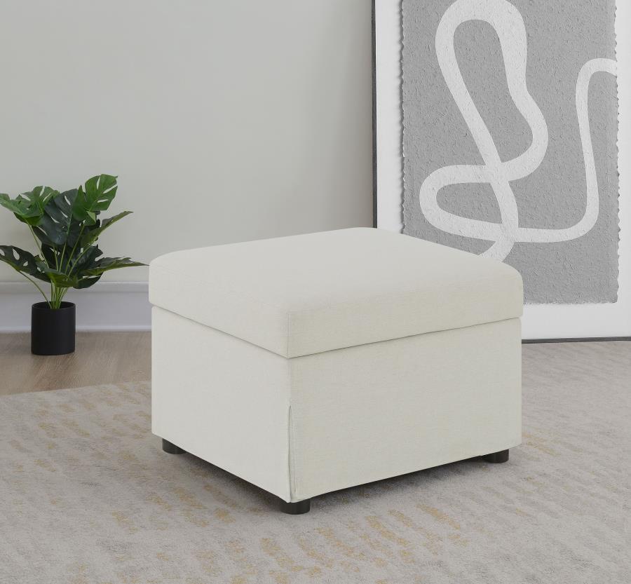 Winter - Upholstered Hydraulic Lift Top Storage Ottoman Storage Ottomans by Coaster Fine Furniture - Walls Furniture & Mattress