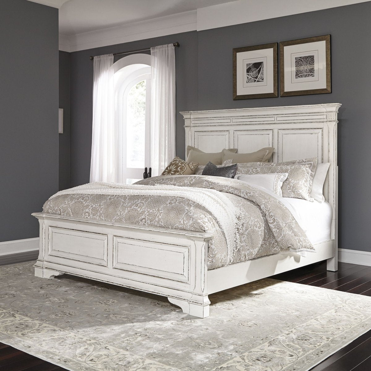 Abbey Park - Panel Bed Panel Beds by Liberty Furniture - Walls Furniture & Mattress
