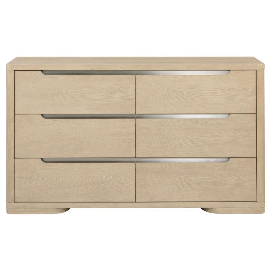 Ladera - 6 - Drawer Bedroom Dresser Dressers by Coaster Fine Furniture - Walls Furniture & Mattress