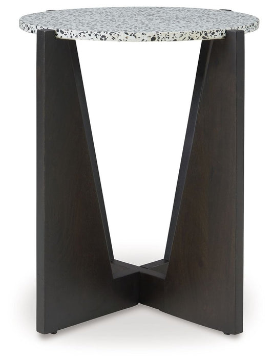 Tellrich - Accent Table - Black / White Accent Tables by Signature Design by Ashley® - Walls Furniture & Mattress