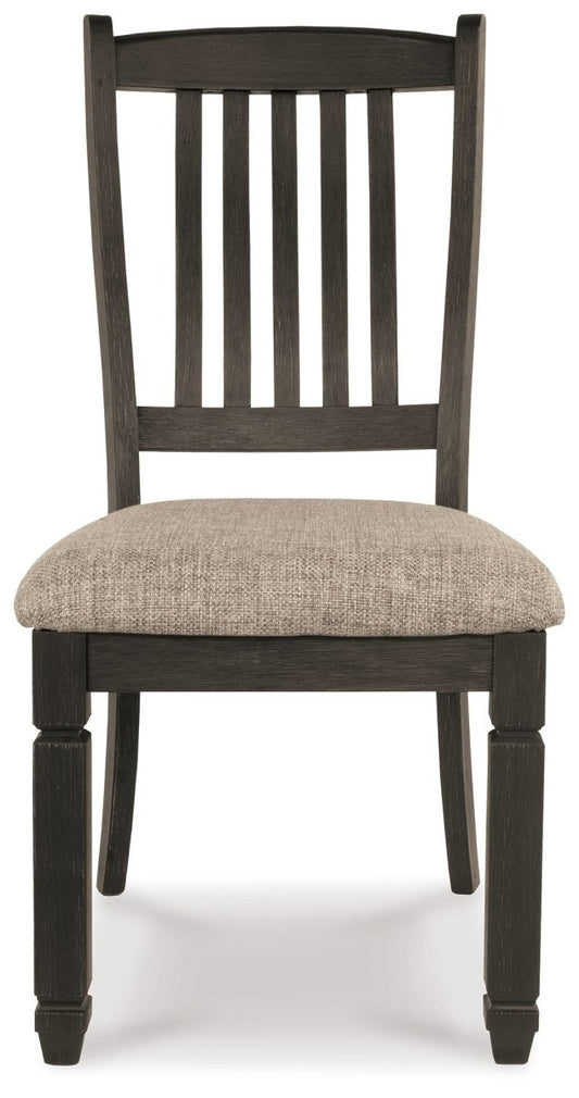Tyler Creek - Dining UPH Side Chair (Set of 2) - Slatback - Black / Grayish Brown Chair Sets by Signature Design by Ashley® - Walls Furniture & Mattress