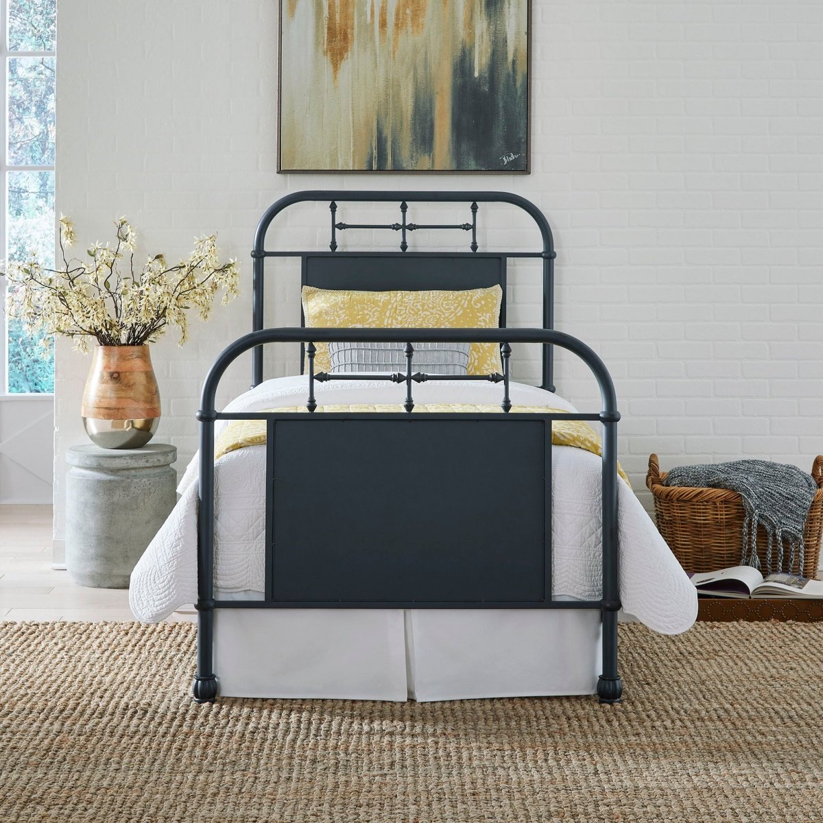 Vintage Series - Metal Bed Panel Beds by Liberty Furniture - Walls Furniture & Mattress