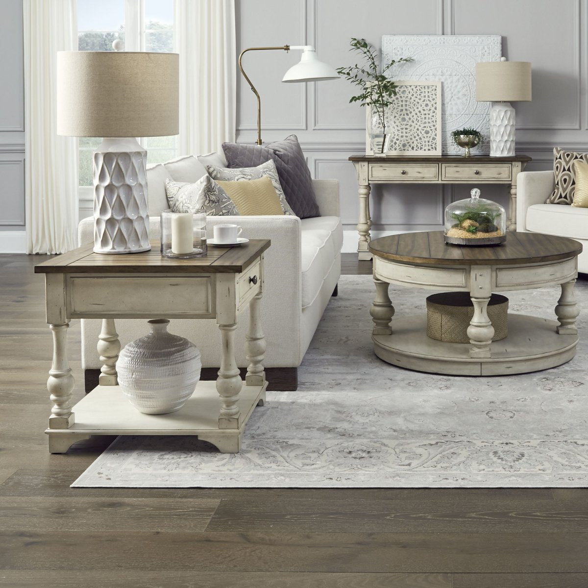 Morgan Creek - Table Set Table Sets by Liberty Furniture - Walls Furniture & Mattress