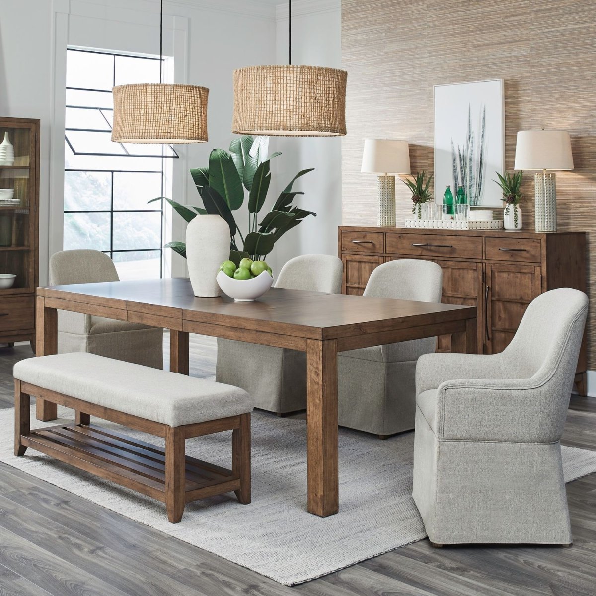 Shaker Lakes - Rectangular Table Set 5 Piece Dining Room Sets by Liberty Furniture - Walls Furniture & Mattress