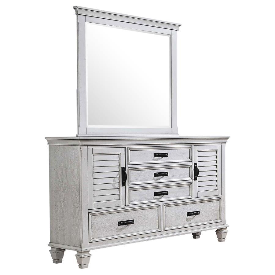 Franco - 5 - Drawer Dresser With Mirror Dresser & Mirror by CoasterEssence - Walls Furniture & Mattress