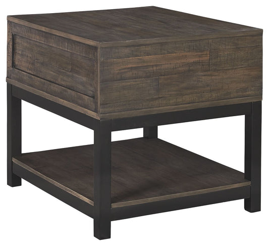 Johurst - Rectangular End Table - Grayish Brown End Tables by Signature Design by Ashley® - Walls Furniture & Mattress
