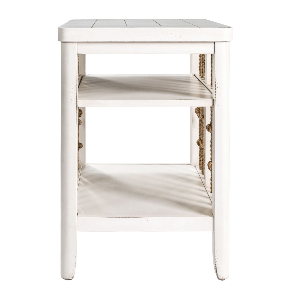 Dockside - Chair Side Table - White Chair Side Tables by Liberty Furniture - Walls Furniture & Mattress