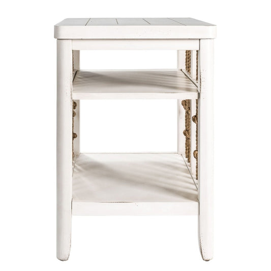 Dockside - Chair Side Table - White Chair Side Tables by Liberty Furniture - Walls Furniture & Mattress