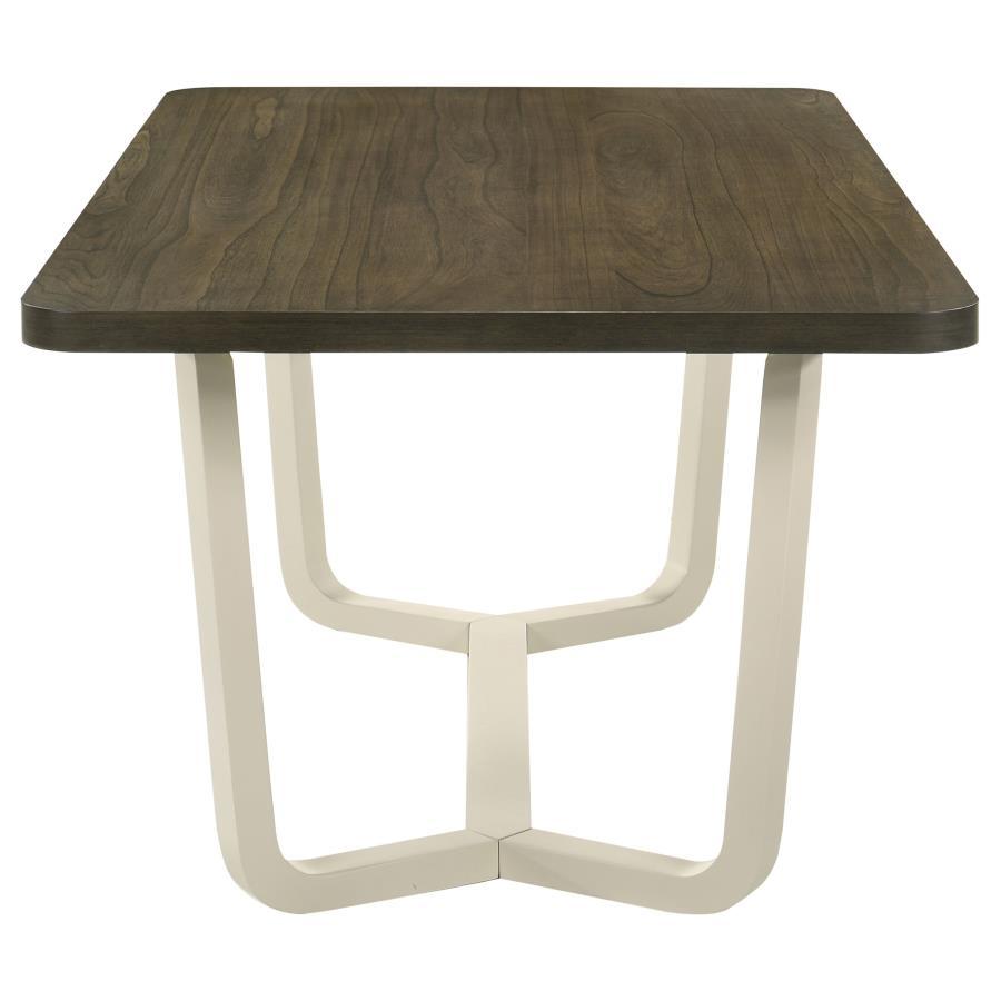 Biloxi - Rectangular Wood Dining Table - Grayish Brown Dining Tables by Coaster Fine Furniture - Walls Furniture & Mattress