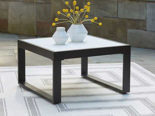 Beachloft - Square Cocktail Table - Black / Gray Coffee Tables by Signature Design by Ashley® - Walls Furniture & Mattress