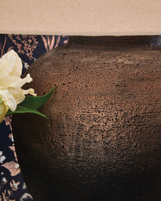 Newgerhard - Brown / Black - Metal Table Lamp Table Lamps by Signature Design by Ashley® - Walls Furniture & Mattress