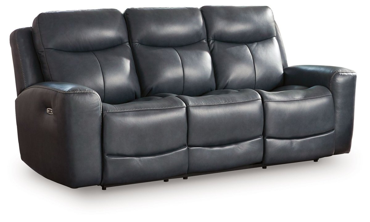 Next Move - Power Reclining Sofa With Adjustable Headrest Reclining Sofas by Signature Design by Ashley® - Walls Furniture & Mattress
