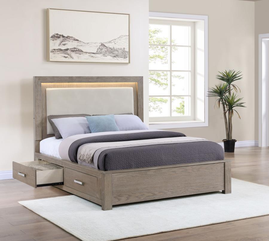 Kenora - LED Storage Bed Storage Beds by Coaster Fine Furniture - Walls Furniture & Mattress