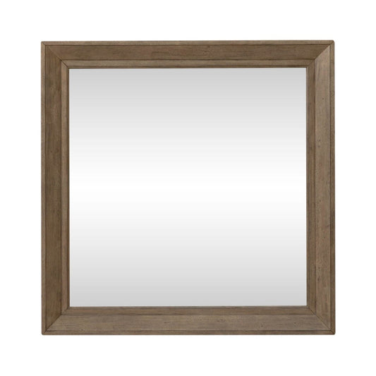Grandpas Cabin - Mirror - Light Brown Landscape Mirrors by Liberty Furniture - Walls Furniture & Mattress