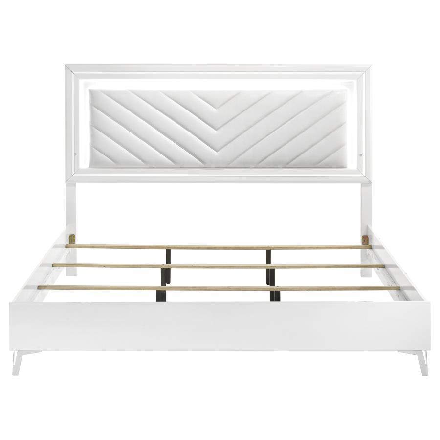 Cassia - LED Panel Bed Upholstered Beds by Coaster Fine Furniture - Walls Furniture & Mattress