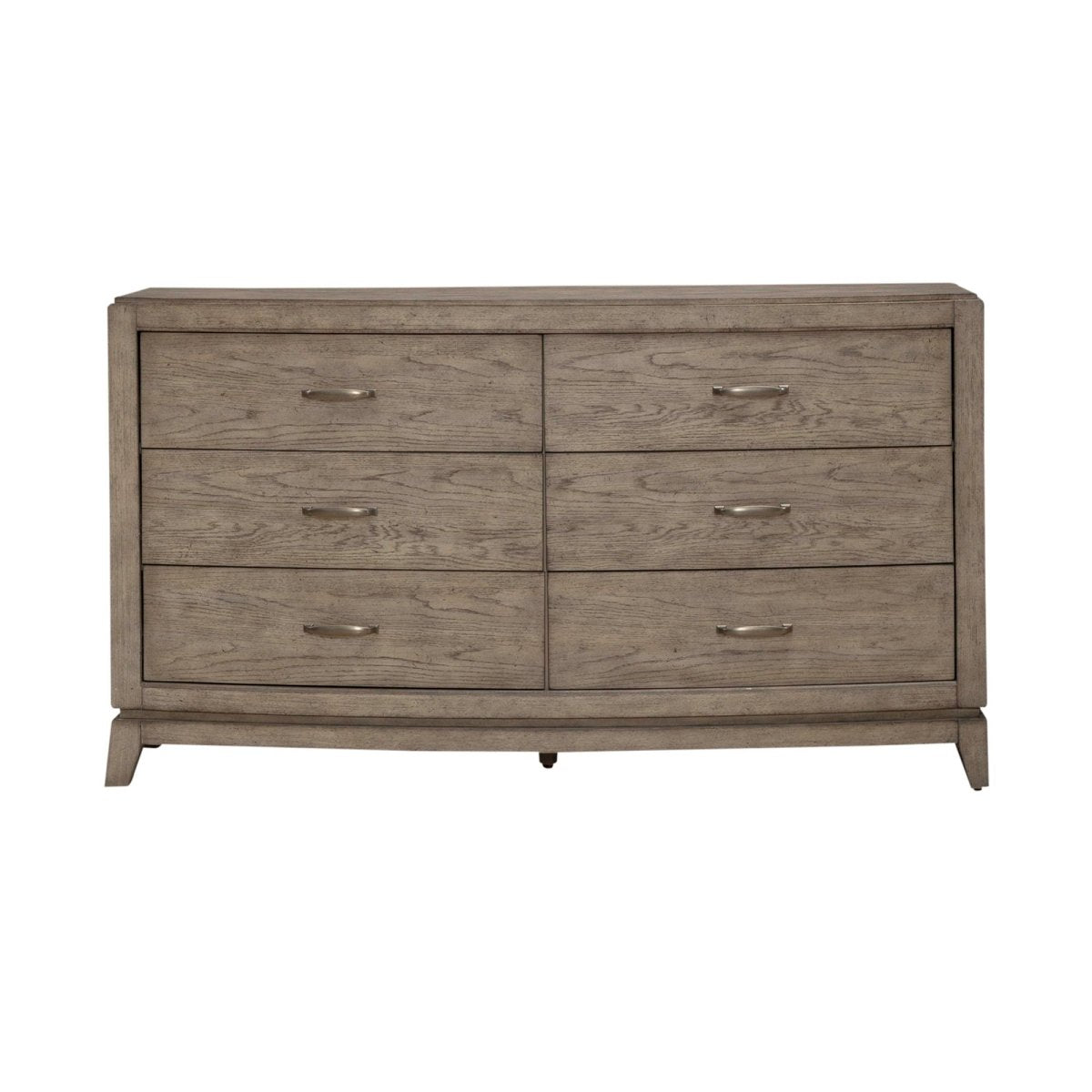 Avalon - 6 Drawer Dresser - Burnished Beige Dressers by Liberty Furniture - Walls Furniture & Mattress