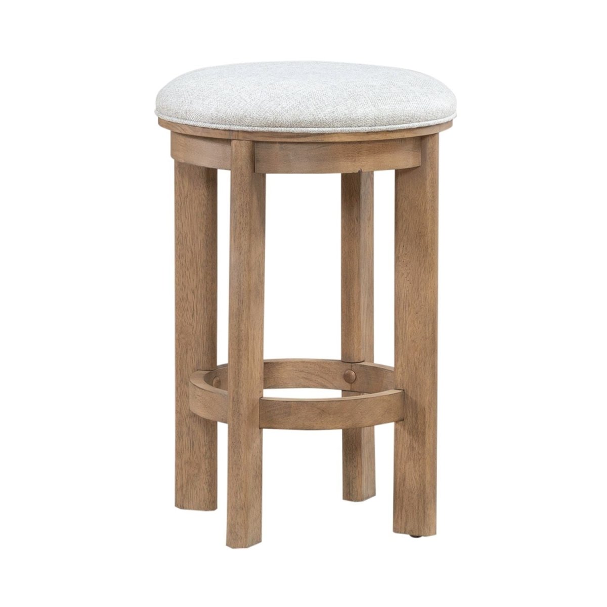 Ballentine - Upholstered Console Stool - Brown Counter Height (24" - 27") by Liberty Furniture - Walls Furniture & Mattress