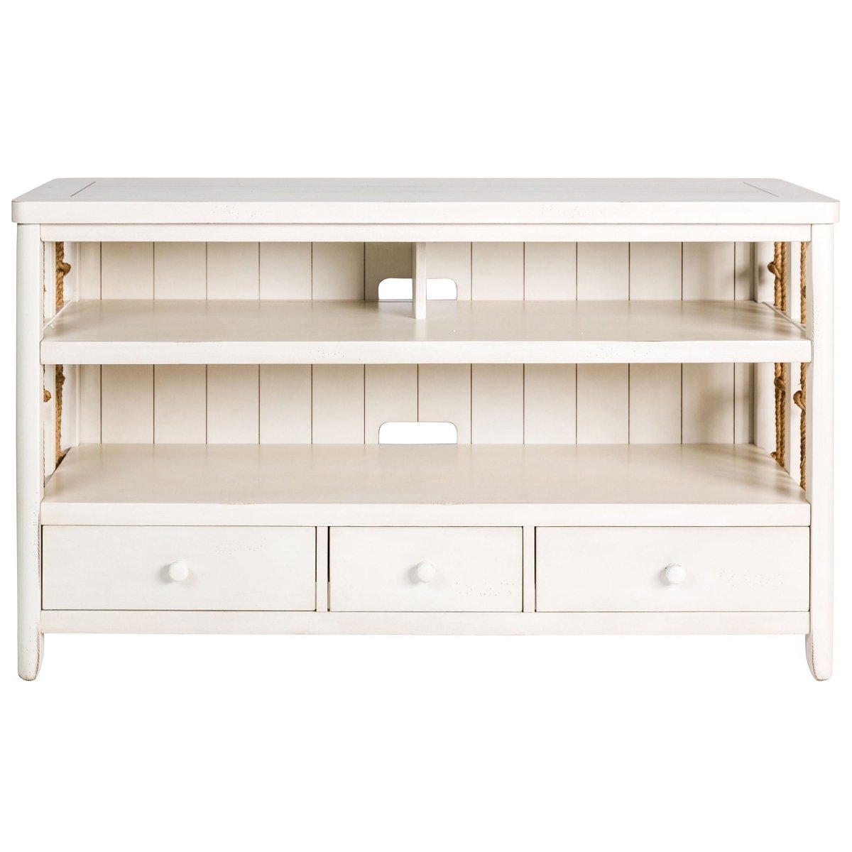 Dockside - TV Console - White TV Stands by Liberty Furniture - Walls Furniture & Mattress
