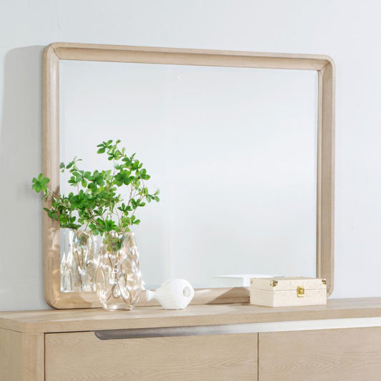 Ladera - Dresser Mirror - Light Elm Mirrors by Coaster Fine Furniture - Walls Furniture & Mattress