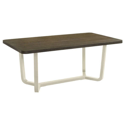 Biloxi - Rectangular Wood Dining Table - Grayish Brown Dining Tables by Coaster Fine Furniture - Walls Furniture & Mattress