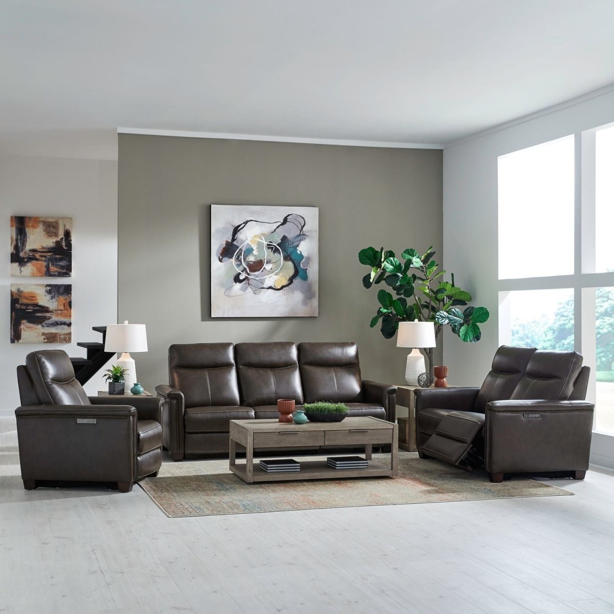Crawford - Sofa Set Reclining Sofas & Loveseats by Liberty Furniture - Walls Furniture & Mattress