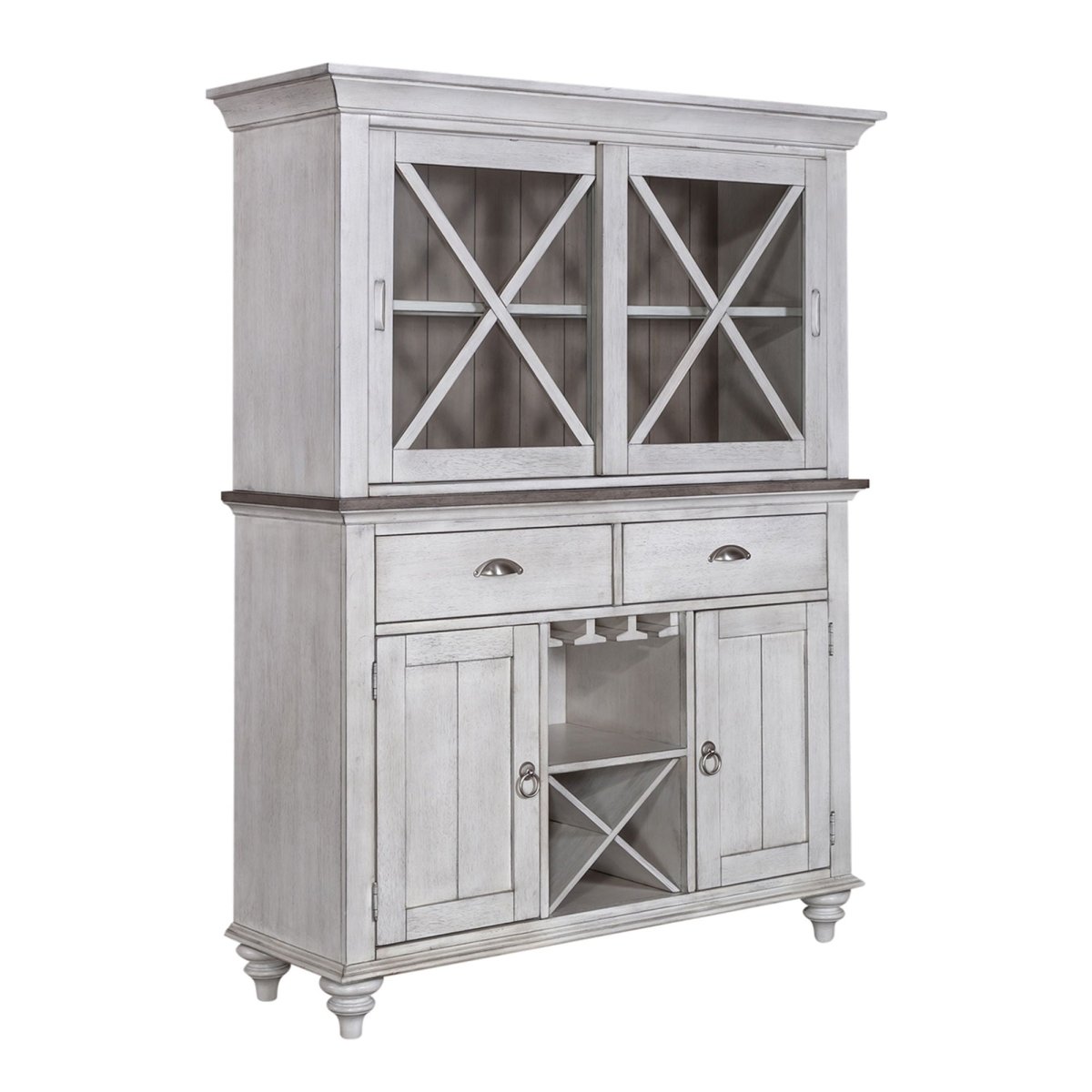 Ocean Isle - Hutch & Buffet Hutches & Buffets by Liberty Furniture - Walls Furniture & Mattress