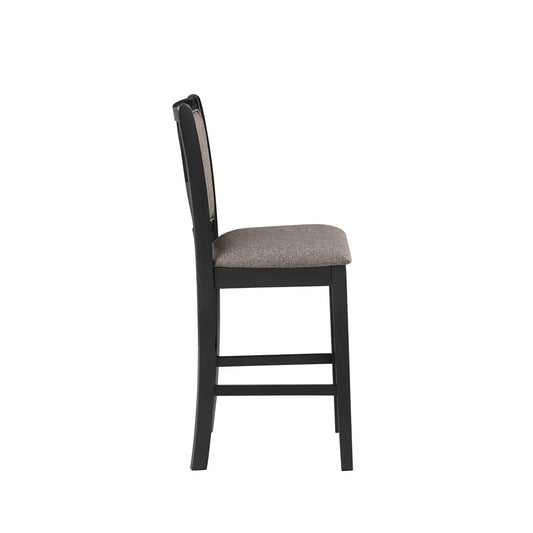 Potomac - Counter Chair (Set of 2) - Black Chair Sets by New Classic - Walls Furniture & Mattress