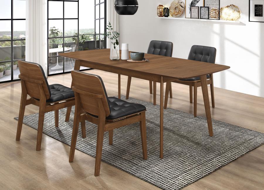Redbridge - Rectangle Dining Set 5 Piece Dining Room Sets by Coaster Fine Furniture - Walls Furniture & Mattress