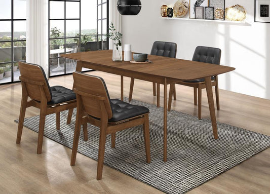 Redbridge - Rectangle Dining Set 5 Piece Dining Room Sets by Coaster Fine Furniture - Walls Furniture & Mattress