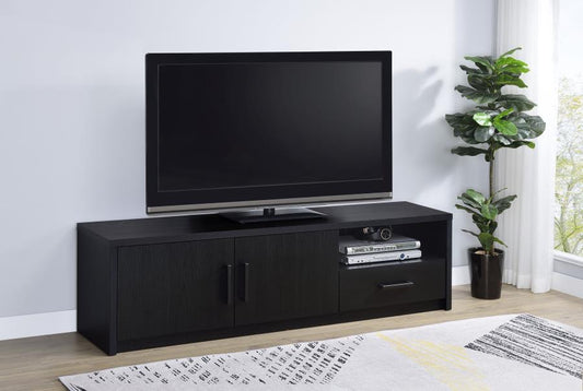 Murray - 70" 2 - Door TV Stand Media Console - Black TV Stands by Coaster Fine Furniture - Walls Furniture & Mattress