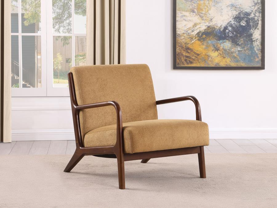Foster - Upholstered Wood Frame Accent Chair Accent Chairs by CoasterEveryday - Walls Furniture & Mattress