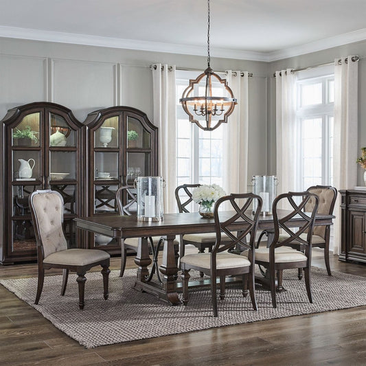 Provence Park - Trestle Table Set 5 Piece Dining Room Sets by Liberty Furniture - Walls Furniture & Mattress