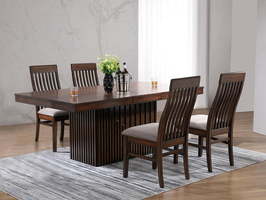 Briarwood - Extension Leaf Dining Table Set 5 Piece Dining Room Sets by Coaster Fine Furniture - Walls Furniture & Mattress